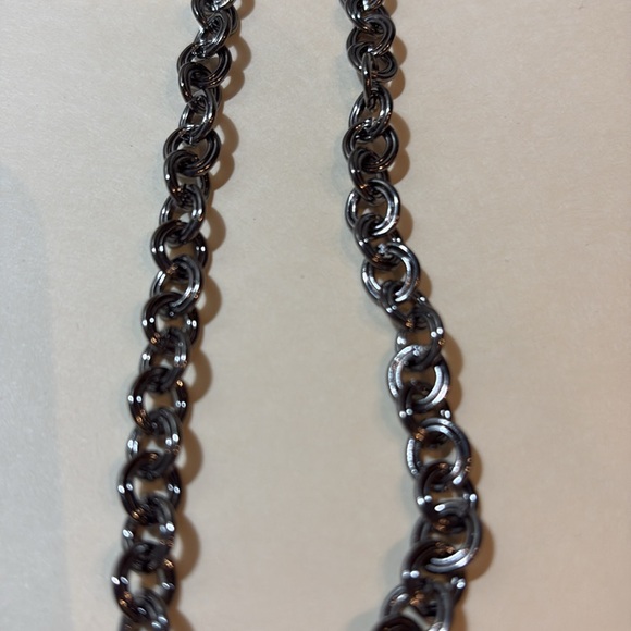 Tear Drop Necklace, Forest Green Faux Stone, 18” long, NWT - Picture 3 of 3